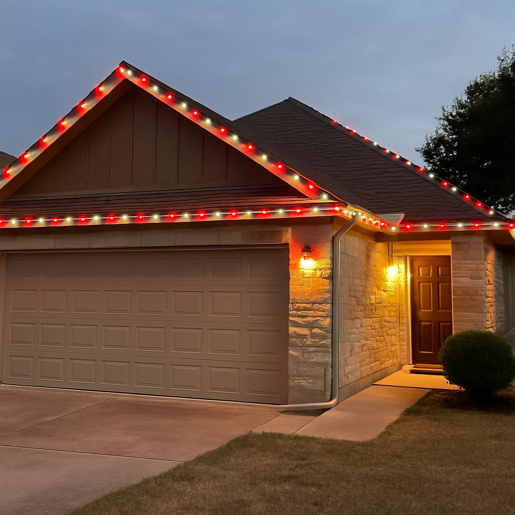 Roofline and gutter lighting